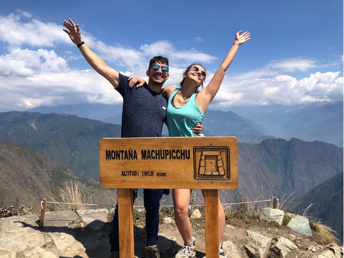 Adjay and Sophia in Peru, 2019